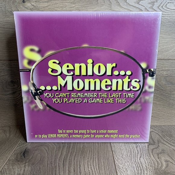 Senior Moments Board Game, Family Fun memory game Brand New Factory Sealed!! - Picture 2 of 4